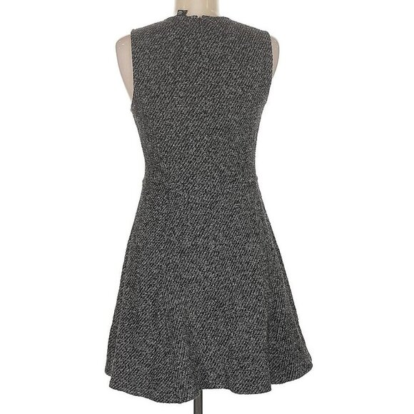 Theory Tillora Gray Mod Knit Fit & Flare Dress - Picture 2 of 7